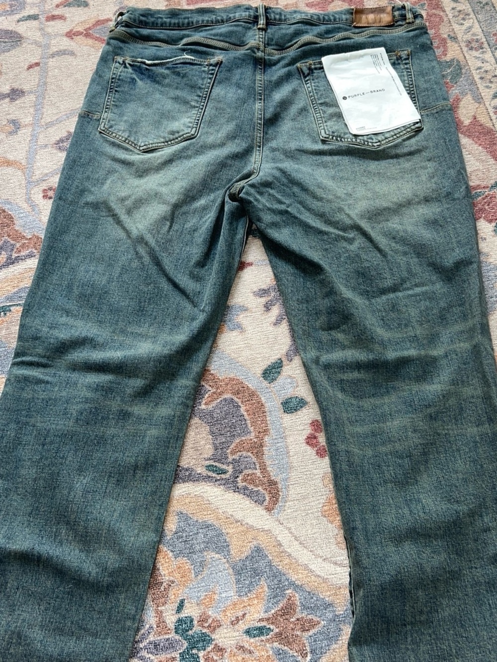 Men's Straight leg purple brand jeans p005